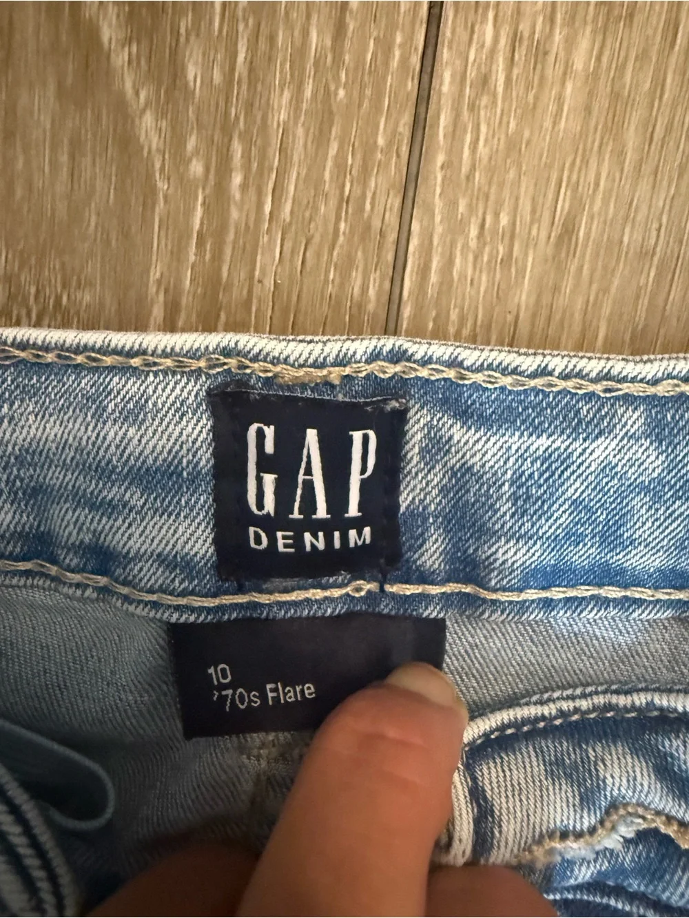 GAP Light Blue 70’s Flared Kids Jeans